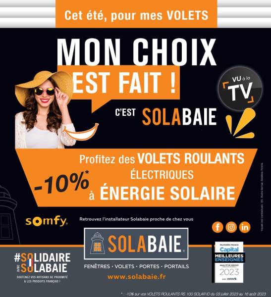 PROMO VOLET ROULANT A ENERGIE SOLAIRE