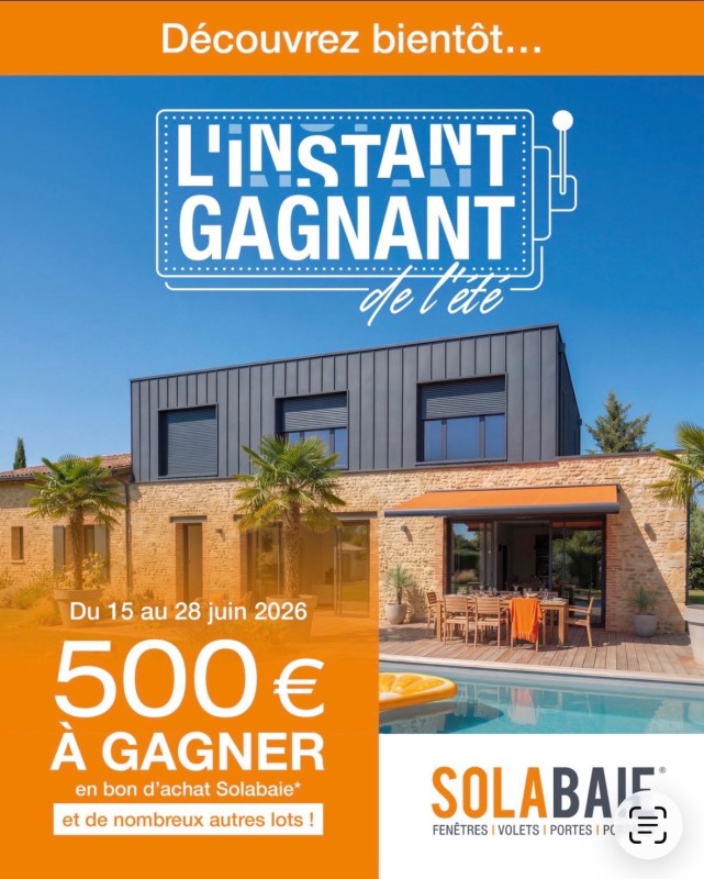 ☀️ Jeu Concours AFC13 SOLABAIE : Tentez de gagner jusqu’à 500 € pour vos projets maison !