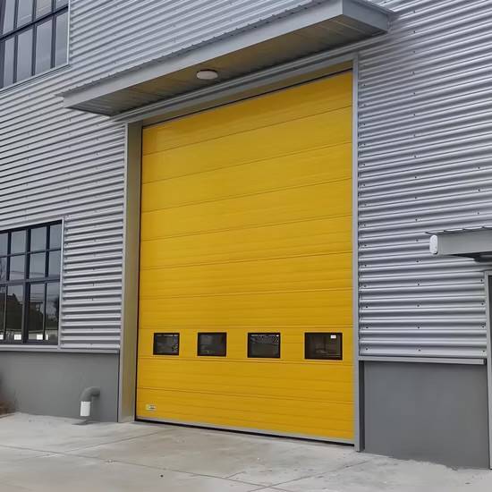 Porte sectionnelle industrielle SALON DE PROVENCE