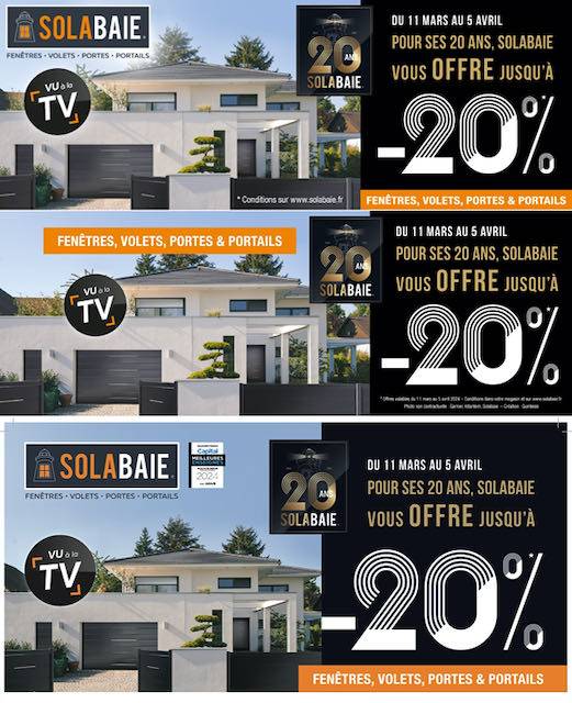 20 % sur votre projet menuiseries