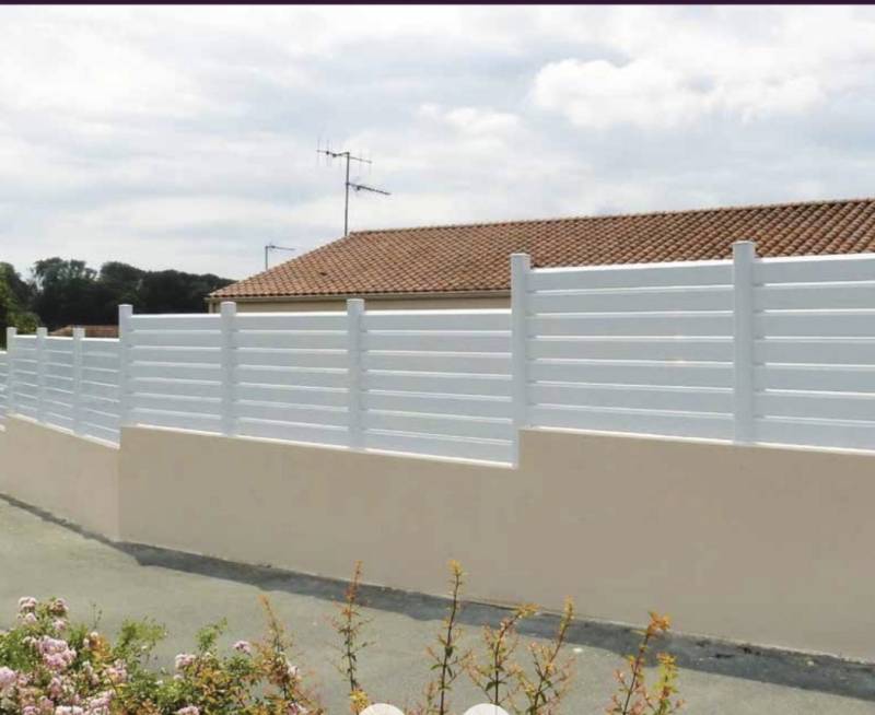 Clôture PVC Blanc 